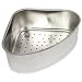 Kitchen & Housewares : Corner Sink Strainer (Stainless Steel) (3 1/4"H x 9 1/2"W x 7 1/2"D)