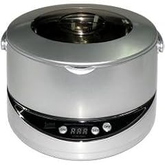 JPL ULTRA 7050 Ultraschallreiniger mit abnehmbarem, kabellosem 750ml Tank - neues Modell in SILBER-Design