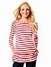 Best Selling Motherhood Maternity: 3/4 Sleeve Boat Neck Side Ruched Maternity T Shirt Stores