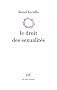 Le droit des sexualit�s