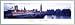 Londres Midi Poster et Cadre (Plastique) - Houses Of Parliament, Angleterre (91 x 30cm)