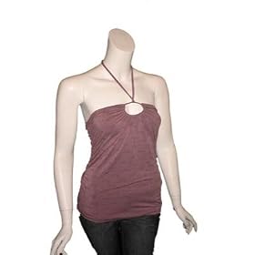 LADIES OF THE CANYON Flower Tube Halter Top