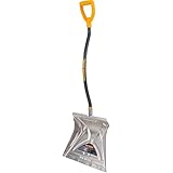 True Temper 20-Inch Aluminum Combo Snow Shovel with Ergonomic Handle - 1613400