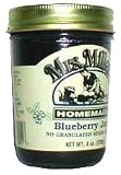 Blueberry Jam No Added Sugar: 3 jars Mrs Miller Homemade