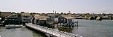 Stilt Houses at the Waterfront, Nantucket, Massachusetts, USA Travel Photographic Poster Print by Panoramic Images , 8x24