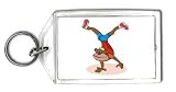Keychain with sport, animal, monkey, handstand, gymnastics