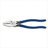 31dXQUCMpOL. SL160  Klein D213 9NETH 9 Inch High Leverage Side Cutting Pliers Linemans Bolt Thread Holding