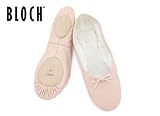 213 bloch canvas split sole pink ballet shoes child 12.5