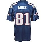 Sporting Goods : New England Patriots Randy Moss #81 NFL Replica Youth Jersey by Reebok