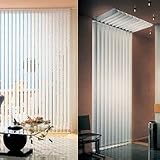 Vertikal-Jalousie Vento, hellblau, B3000 x H1600 mm, 26 Lamellen Preisvergleich