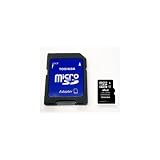 microSDカード4GB(class4)　東芝(Toshiba)パッケージ品の画像