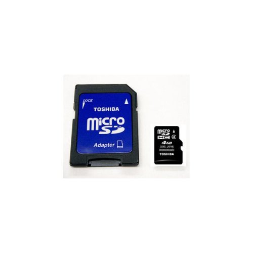 microSDカード4GB(class4)　東芝(Toshiba)パッケージ品