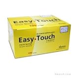 EasyTouch Insulin Syringe 31 Gauge, 5/10cc, 5/16