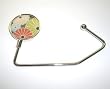 Retro Floral Purse Hook Hanger by SilverHooks.com