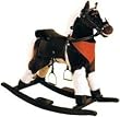 Plush Pinto Rocking Horse with Sound