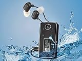  auvisio Wasserdichter MP3-Player DMP-430.H2O, 4GB mit OLED-Display
