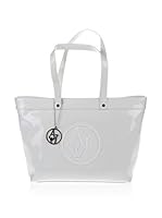 Armani Bolso asa al hombro Brillo (Blanco)