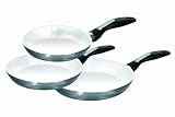 TV Das Original 3425 Brat Maxx Induktions-Keramikpfannen 3-er Set, 20 / 24 / 28 cm