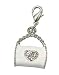 Bombay Duck Heart Handbag Charm