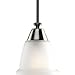 New Bedford 1 Light Mini Pendant Finish: Brushed Nickel