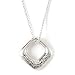 Sterling Silver Faith, Hope, and Love Pendant by Bob Siemon, 18"