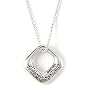 Sterling Silver Faith, Hope, and Love Pendant by Bob Siemon, 18"