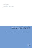 Meaning in context : strategies for implementing intelligent applications of language studies