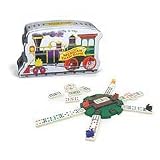 Mexican Train Dominoes in Tin
