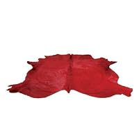 Ganzes Kuhfell Farbe ROT