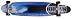 KROWN Longboards BLUE WAVE Complete Longboard KICKTAIL