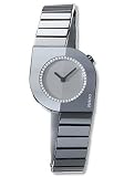 Rado Cerix Ladies' Watch Black & Gray Ceramics Gray Dial Diamond Bezel R25473712
