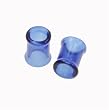 TUNNEL BLUE GLASS PLUGS 00G - Sold As A Pair