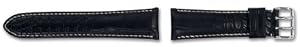 Invicta 18mm Black Crocodile Watch Strap IS161