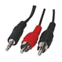 1.5m 2x Cinch Stecker auf 3.5mm stereo Stecker