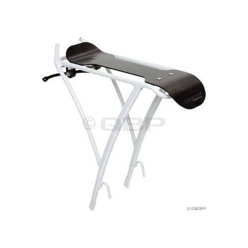 Axiom Phoenix Rear Rack Rear Alloy / Alloy White / Black On Sale