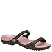 Crocs Cleo Womens Beach Sandals (10, Choclate/Cotton Candy)