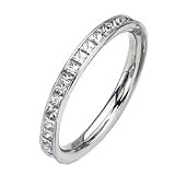 Channel Princess Cut Diamond Eternity Band 1.29cttw