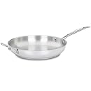 Cuisinart 722-30H Chef's Classic Stainless 12-Inch Open Skillet with Helper Handle