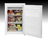 Beko 55cm upright frost free freezer, 3.1 cu ft, 4 star freezer, white,