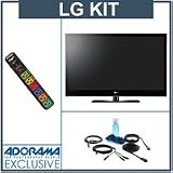 LG 60PK750 INFINIA 60 inch Plasma TV, Full HD 1080p with Accessory Kit (2 HDMI Cables, 1 RGB Cable, 1 Audio Cable, Plasma / LCD Clean Kit, Monster 6 Outlet Surge Protection)
