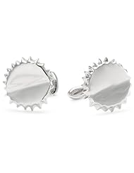ROTENIER "Novelty" Sterling Silver Bottle Cap and Opener Cufflinks