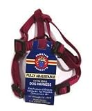 Hamilton Adjustable Comfort Dog Harness Wine 3 8 X10-16 - CFA