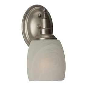 Craftmade Lighting 10205BN1 Legion - One Light Bath Bar, Brushed Nickel Finish