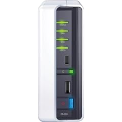Synology Disk Station DS109 NAS Laufwerk (3,5 Zoll, 1000 Mbit, SATA II, 300 Mbps, eSATA, USB 2.0)