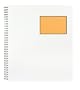 Russell+Hazel Single Subject Notebook-Orange, 11 Inch x 9 1/2 Inch