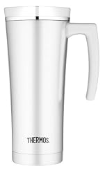 Thermos Sipp 16-Ounce Vacuum Insulated Travel Mug, White