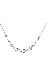Sterling Silver 14 mm Designer Pearl Necklace 17"