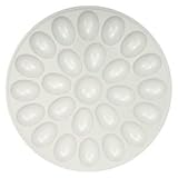 Devilled Egg Plate - Melamine - White