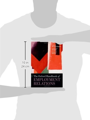 The Oxford handbook of employment relations : comparative employment systemsの表紙