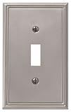 Jackson Deerfield #3101BN Metric Nickle Single Toggle Plate